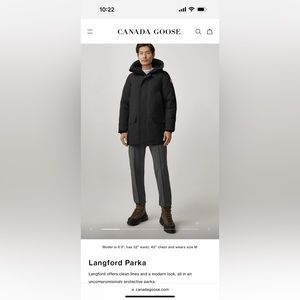 Canada goose men’s Langford parka